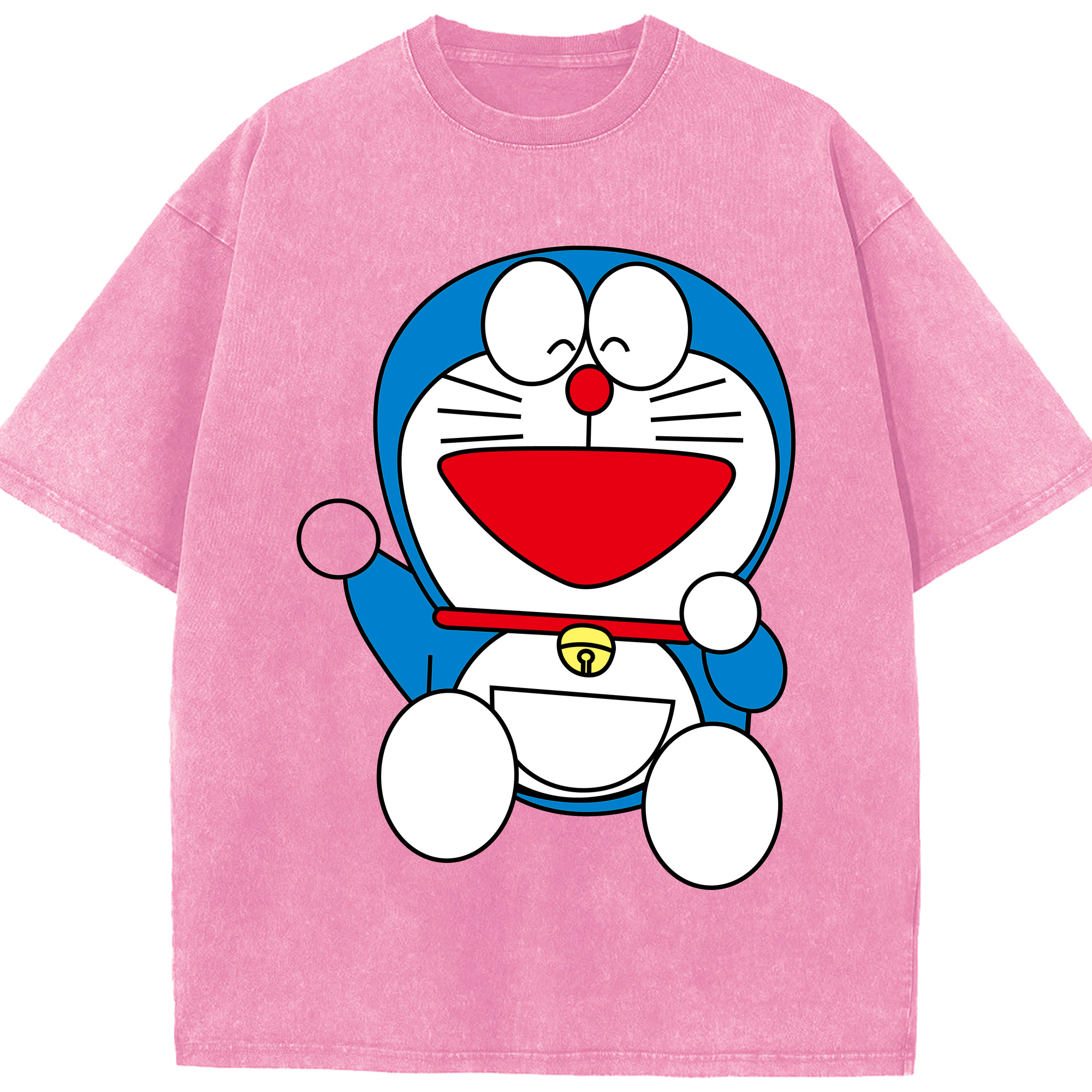 （画像用） ドラえもん Doraemon 綿100% ヴィンテージ風 半袖Tシャツ（フロントプリント）